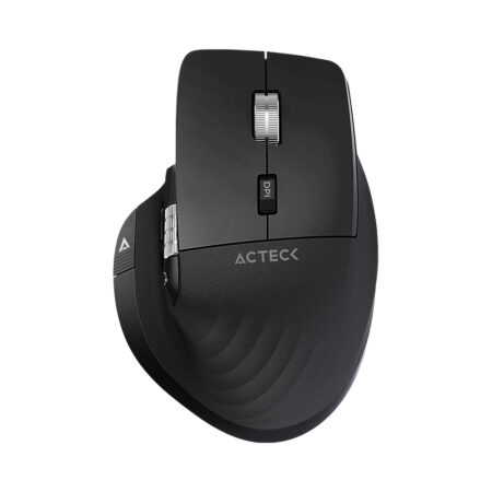 Mouse Inalambrico Acteck AC-936187 Virtuos Pro Mi780, 3000Dpi/8 Botones/Ergonomico/Optico, Color Negro
