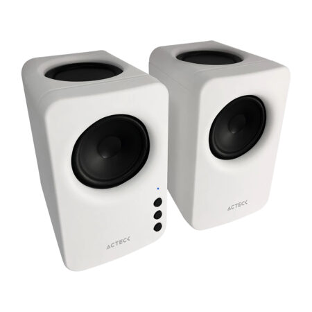 Bocinas Bluetooth Dynamic Exact Mini Bs475 Advance Series – Sonido Estéreo 2.0, Potencia 10W Rms, Conexiones: Bluetooth 5.3V, Auxiliar, Adaptador De Corrient