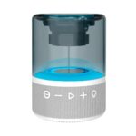 Bocina Portatil Inalambrica Acteck Glee Pure Ap30/Bluetooth 5.2/Blanco/5W + Alimentacion Tipo-C/Iluminacion LED Rgb, AC-936439