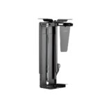 Soporte De Escritorio Para CPU Acteck AC-936613 Vault Bow Pro Bc434, Rotacion Ajustable 180°, Soporta Hasta 10Kg, Color Negro