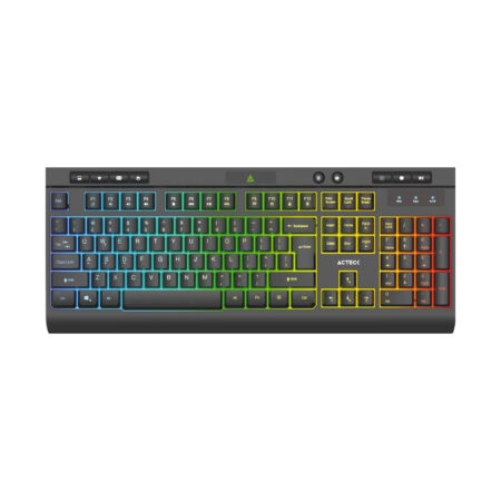 Teclado Alámbrico LED Aurean Pro Ta477G Acteck Advanced Series –