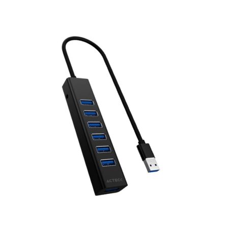 Hub USB Acteck Port X7C Dh607, AC-937030 Con 7 Puertos/USB-A-USB-A 3.1/5 Gbit/S