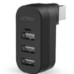 Hub USB 2.0 Port X4R Dh421 Acteck Advanced Series Hub Portatil 3 En 1 -