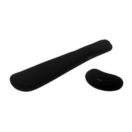 Reposa Muñeca Acteck Cushy Pro Tr430/Ara Teclado Y Mouse/460X85X20Mm/135X75X20Mm/Color Grafito/AC-937214