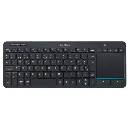 Teclado Inalambrico Acteck Inspire Smart Ti707 Tamaño 60%/Touchpad/Botones Izq-Der/Español/Color Negro/AC-939621