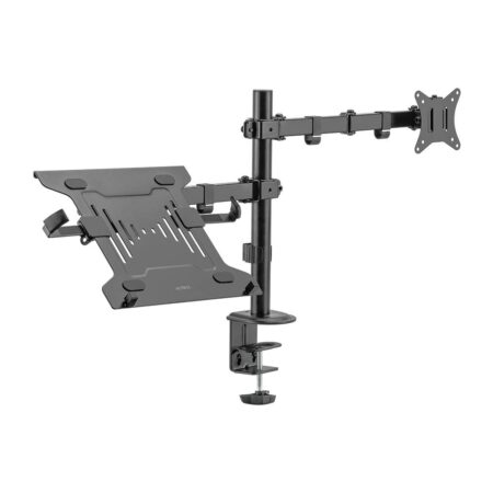 Soporte 2 En 1 Enforce Zone Sm480 Acteck Advanced Series Soporte Para Monitor Y Laptop 2 En 1 Para Escritorio –