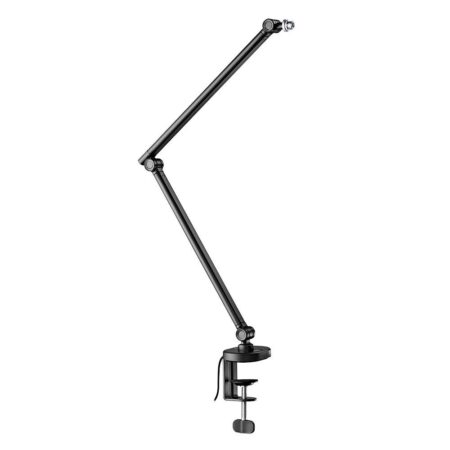 Soporte Para Micrófono Enforce Zone Micro Bm400 Acteck Advanced Series Soporte De Escritorio Para Micrófono – Iluminación LED Rgb