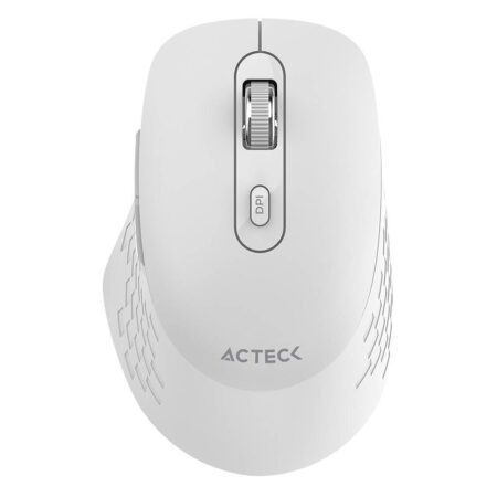 Mouse Inalambrico Acteck Flow Mi480 AC-939843, 1600Dpi/6 Botones/2.4 Mhz/Color Blanco