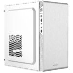 Gabinete Acteck Performance Ii Gi215F/Mediatorre/ Fuente ATX 500 W/2X USB 2.0/Full Metalico/Frente Solido/Color Blanco, AC-940047