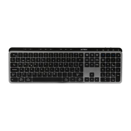 Teclado Inalámbrico 2.4Hz Inspire Krea Ti755 Acteck Elite Series Teclado Inalámbrico Dongle 2.4Mhz – Rango 10M, Bluetooth 5.1, USB A- USB C, 3 Dispositivos
