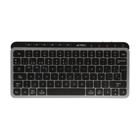Kit Teclado Y Mouse Inalambrico Acteck AC-940177 Creator Krea Mk750/Teclado Slim/Membrana/2000Dpi/7 Botones/Color Negro