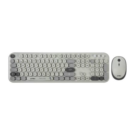 Kit Teclado Y Mouse Inalámbricos 2.4Hz Creator Chic K-Colors Mk485 Advanced Series Teclado Inalambrico Dongle 2.4Mhz – Rango 10M, 105 Teclas