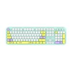 Kit Teclado Y Mouse Inalámbricos 2.4Hz Creator Chic K-Colors Mk485 Advanced Series Teclado Inalambrico Dongle 2.4Mhz - Rango 10M, 105 Teclas