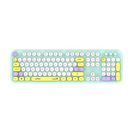 Kit Teclado Y Mouse Inalámbricos 2.4Hz Creator Chic K-Colors Mk485 Advanced Series Teclado Inalambrico Dongle 2.4Mhz – Rango 10M, 105 Teclas