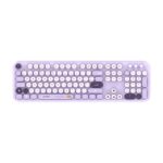 Kit Teclado Y Mouse Inalambrico Acteck Creator Chic K- Colors Mk485, Color Violeta, 2.4 Hmz, Diseño Vanguardista, Teclas De Membrana, AC-940214