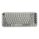 Kit Teclado Y Mouse Inalambrico Acteck Creator Chic K- Colors Mk480, Color Gis, 2.4 Mhz, Diseño Vanguardista, Teclas De Membrana, AC-940221