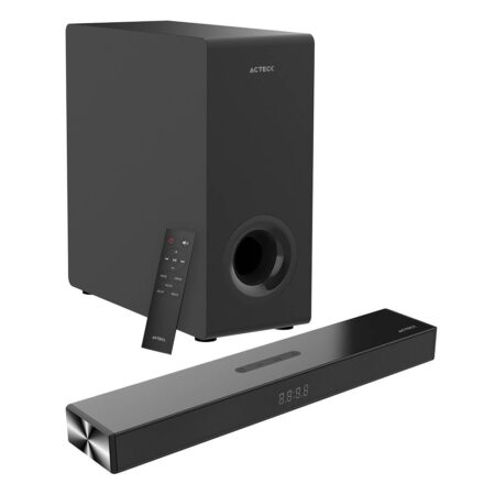 Sistema De Soundbar 2.1 Dynamic Thin Bs600 Advanced Series – Control Remoto Incluido, Color Negro. AC-940801
