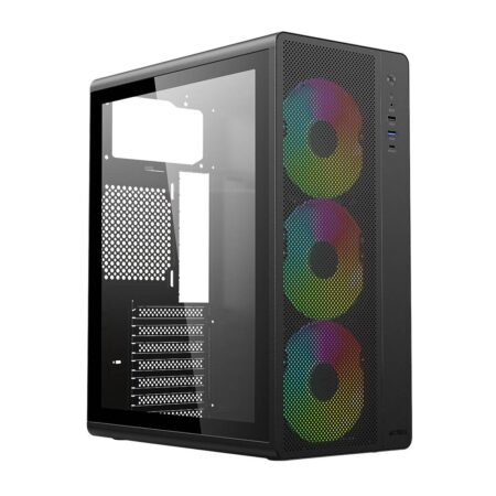 Gabinete Media Torre Essen Pro X Gm767 Elite Series – Color Negro. AC-941709