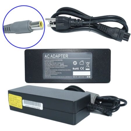 Cargador / Adaptador Para Laptop AC-Lenovo-Gris Generico De 90W 20V-4.5A (7.75.5) –