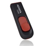 Adata USB 16Gb C008 Negro + Rojo Retractil Ac008-16G-Rkd