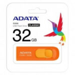 MEMORIA USB 32GB ADATA C008 RETRACTIL/NARANJA, AC008-32G-ROR