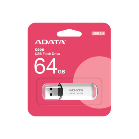 Memoria USB 2.0 64Gb Adata Ac906-64G-Rwh Color Blanco