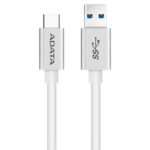 Cable Usb3.1 Tipo C De 1 Metro Blanco Adata Aca3Al-100Cm-Csv
