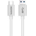 Cable Usb3.1 Tipo C De 1 Metro Blanco Adata Aca3Al-100Cm-Csv