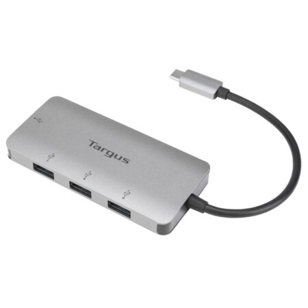 Hub USB-C Targus Ach226Bt 4X USB 3.0/5000 Mbit/S/Color Gris