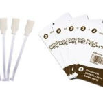 Kit De Limpieza Evolis Acl001 Con 5 Tarjetas Adhesivas Cortas Y 5 Hisopos/Usar Una Tarjeta Cada 1000 Impresiones/Para Impresoras De Tarjetas