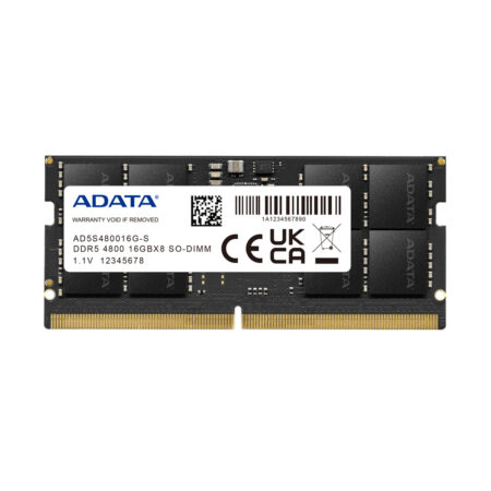 Memoria RAM Adata – DDR5 16Gb Sodimm 4800Mhz. Np. Ad5S480016G-S