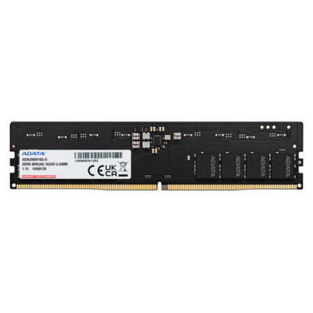 Memoria RAM Adata – DDR5 16Gb Udimm 5600Mhz. Np. Ad5U560016G-S