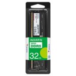 Memoria DDR5 32Gb 5600Mhz Adata Ad5U560032G-S, Cl46, ECC, Color Negro