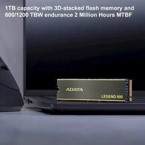 ##U. ESTADO SOLIDO M.2 1TB ADATA LEGEND ALEG-800-1000GCS 3D NAND NVME PCI EXPRESS 4.0 (OPENBOX)
