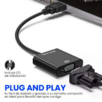 Convertidor Vorago Adp-200 USB A VGA Full HD
