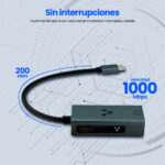 Adaptador De Red USB-C Vorago Alambrico, 1000 Mbit/S, 200Mm, Adp-210