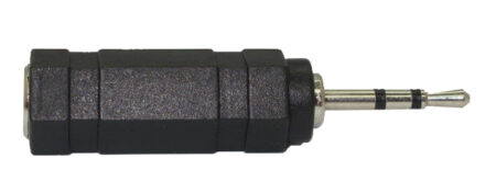 Adaptador De Audio AOC 2.5Mm Macho – 3.5Mm Hembra, Negro, Adp-30A3-09300