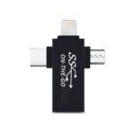 Adaptador 3 En 1 Otg 1 Macho Tipo C/1 Macho Para Lightning/1 Micro USB Urban Balance Adp-3En1-Ub