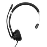 Diadema Audifono C/Microfono Alambrico Targus Aeh101Tt USB-A/1.8 Metros/Color Negro