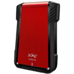 Adata Gabinete Externo Aex500U3 Para SSD Mecanico USB 3.1 Rojo