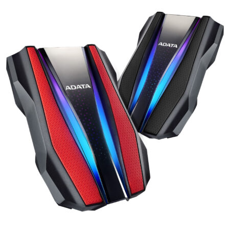 D. Duro Externo Usb3.2 De 2Tb 2.5″ Adata Ahd770G-2Tu32G1-Crd, Rgb/IP68/Color Rojo
