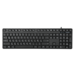 Teclado Alámbrico, USB, Negro Español Akb30Es