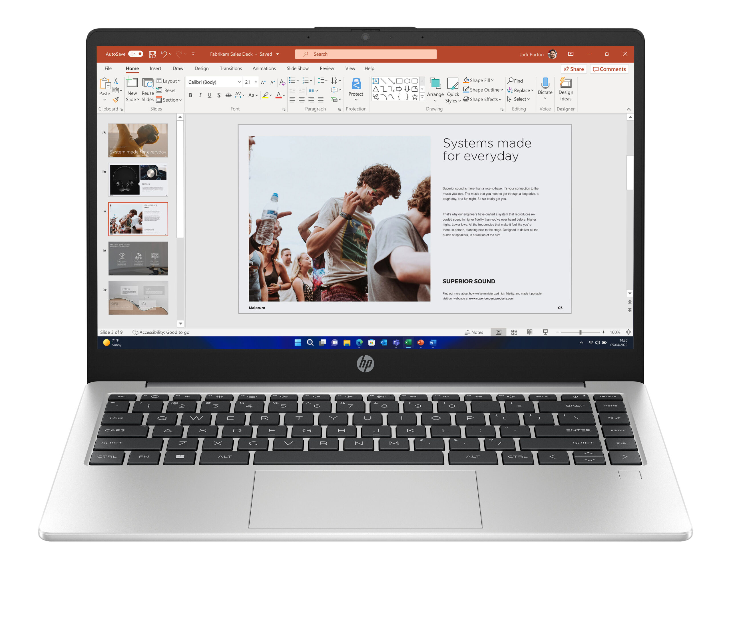 Laptop Hp 240 G10 14" Full Hd/ci3-1315u/8gb/512gb Ssd/español/win 11 Home/color Gris/al2q4ltabm