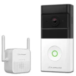 Videoportero Con Timbre Inteligente Alarm.com Pakt Video Portero Inalambrico/Wi-Fi/Ip66/1080P/160° Apertura Horizontal/Color Negro-Blanco