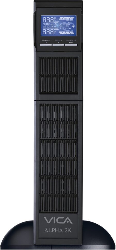 UPS Online Con Doble Conversión Rack Alpha 2K 220V - 2Kva/2Kw, Entrada Nema 5-20P 110/300Vca 40Hz/70Hz, Salida 208/240Vca, 8 Nema 5-15/20R, 1 L5-30R