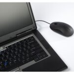 Mouse Optico USB 5Ft Diseno Ergonomico Y Ambidiestro