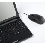 Mouse Optico USB 5Ft Diseno Ergonomico Y Ambidiestro