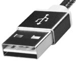 Cable Micro USB De 1M Y 2.4A Negro Adata Amucal-100Cmk-Cbk