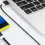 Cable Micro USB De 1M Y 2.4A Negro Adata Amucal-100Cmk-Cbk
