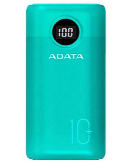 Power Bank Adata Ap10000Qcd-Dgt-Cgn, 10000Mah/2Xusb/1Xusb C/Color Verde